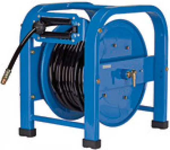 Riegler Schlauchaufroller mit 50 m Polyurethanschlauch 12x8 mm für mobilen Einsatz